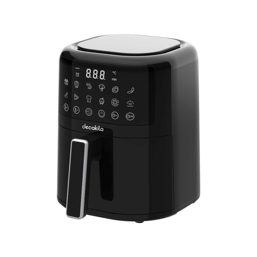 AIR FRYER DECAKILA A AIR DIGITALE 2PIECES 4,5LITRES NOIR KEEC100B
