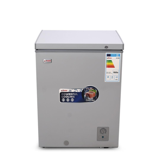 CONGELATEUR ASTECH HORIZONTAL 200LITRES AVEC VITRE GRIS CH195SV
