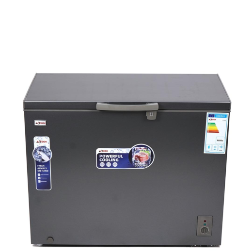 CONGELATEUR ASTECH HORIZONTAL 300LITRES AVEC VITRE GRIS CH300IG