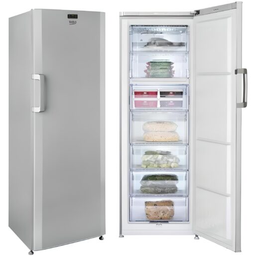 CONGELATEUR BEKO VERTICAL 7TIROIRS NOFROST GRIS RFNE320L23S