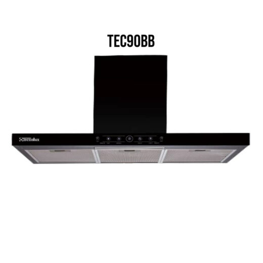HOTTE DE CUISINE TECNOLUX ENCASTRABLE 90X60 NOIR TEC90BB