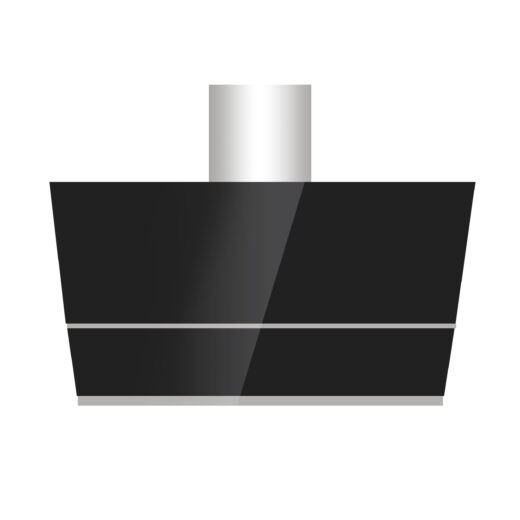HOTTE DE CUISINE TECNOLUX ENCASTRABLE 90X60 VERRE NOIR TEC90BG