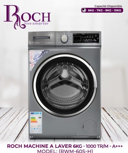 MACHINE A LAVER ROCH 6KG A+++ GRIS RMW06FLLS