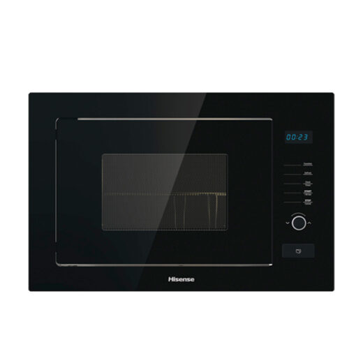 MICRO ONDE HISENSE ENCASTRABLE 25LITRES AVEC GRILLE NOIR HB25MOBX7G