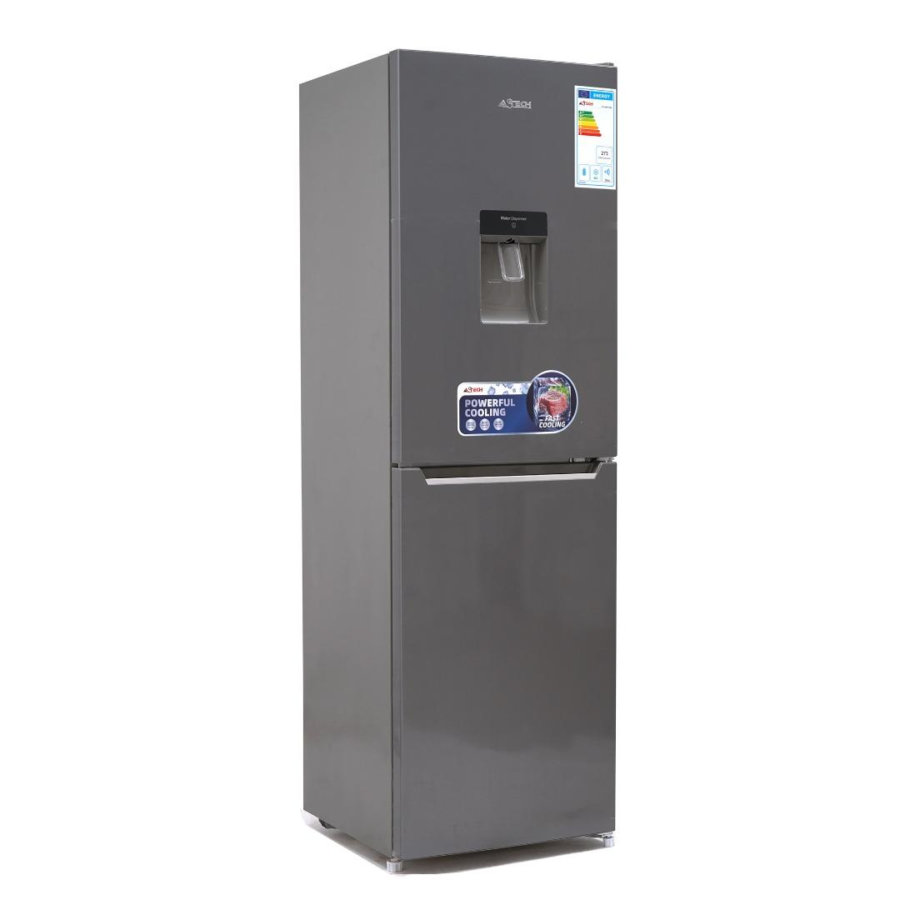 REFRIGERATEUR ASTECH COMBINE 4TIROIRS AVEC FONTAINE GRIS FC298FOSG