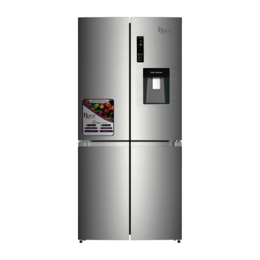 REFRIGERATEUR ROCH SIDE BY SIDE 4PORTES AVEC FONTAINE 525LITRES GRIS RFR525IWD4I
