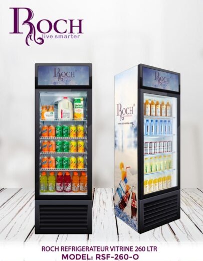 REFRIGERATEUR ROCH VERTICAL 1PORTE 260LITRES VITRINE RSF260O