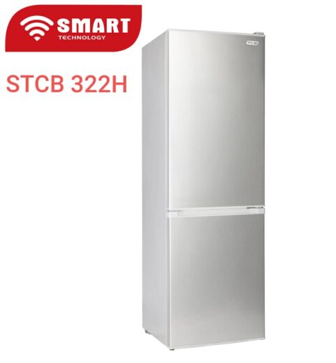 REFRIGERATEUR SMART TECHNOLOGY COMBINE 3TIROIRS GRIS STCB322H
