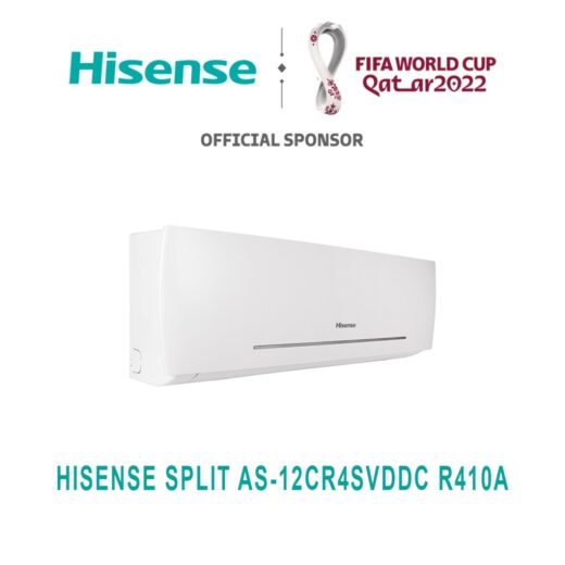 SPLIT HISENSE 12000BTU 1.5CV  R410 AS12CR4SVDDC