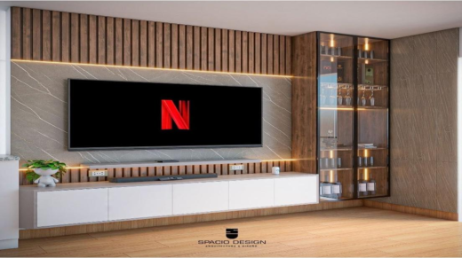 TABLE TELEVISEUR BLANC TV202 200X400X550 MTR006