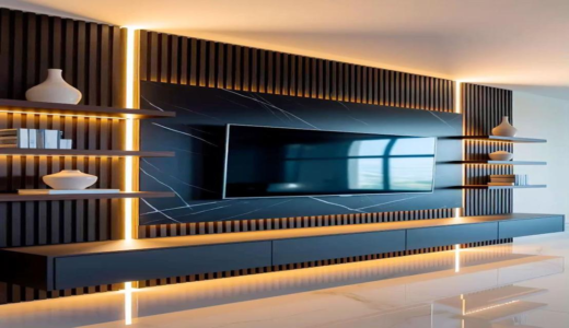 TABLE TELEVISEUR NOIR CAFE TV201 200X400X360 MTR005