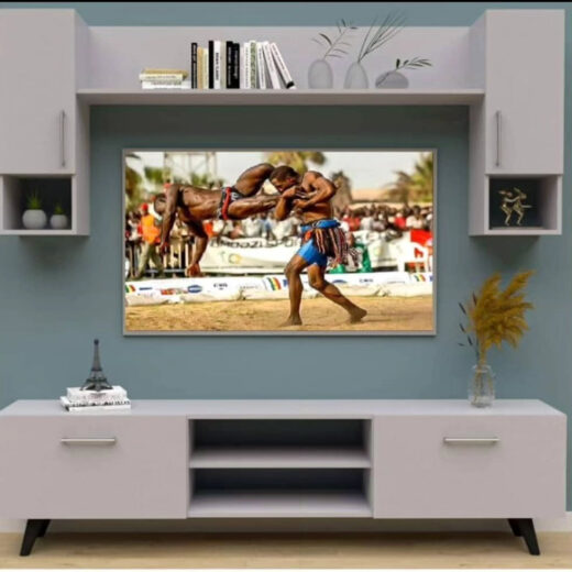 TABLE TELEVISEUR UNITE MFC1013/MFC10 180X45X35 CM BLANC TVB010