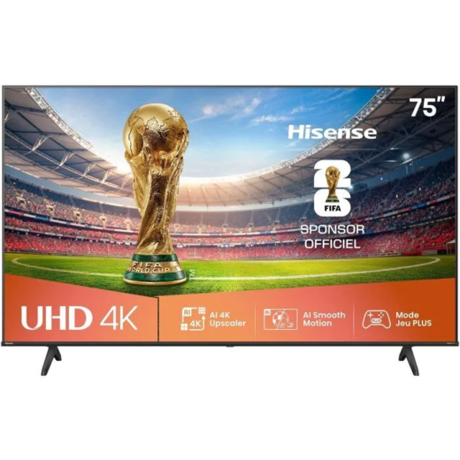 TELEVISEUR HISENSE 75 » LED SMART VIDAA 4K UHD 75A6Q