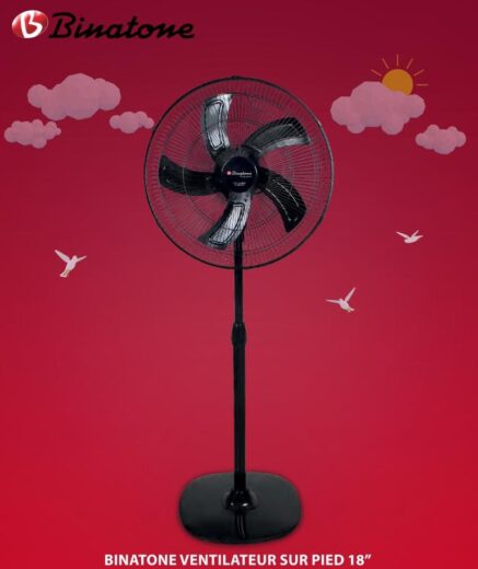 VENTILATEUR BINATONE 18 » SUR PIED TS1880